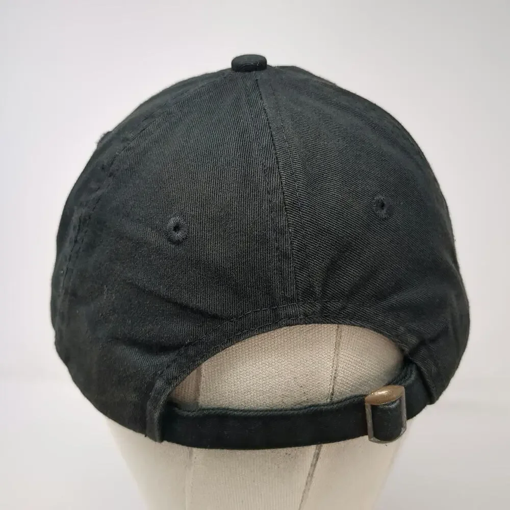 Lumi Sun Baseball Cap Black One Size Embroidered Yellow Orange Slideback Hat